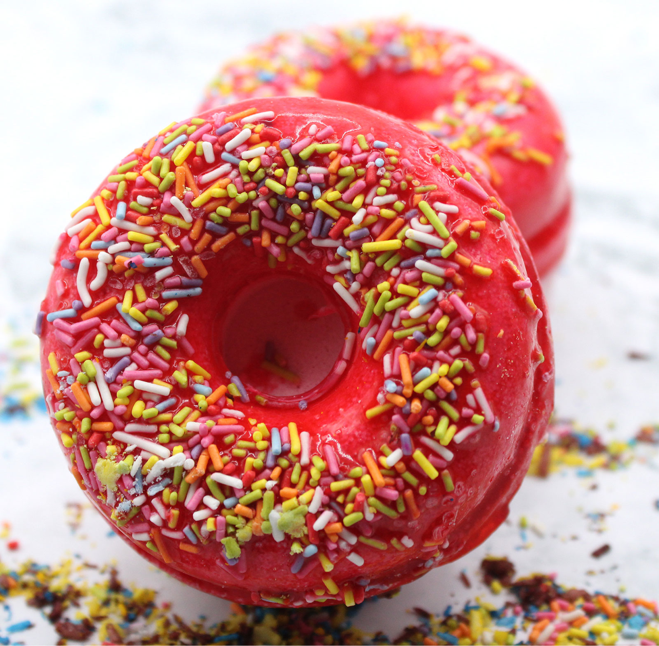 Strawberry & Banana Bath Donut